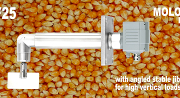 Датчик рівня тип DF-25 з допуском ATEX у силосах для зберігання сировини та готової продукції виробництва комбікормів